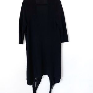 Black knit Shawl /poncho new with tags